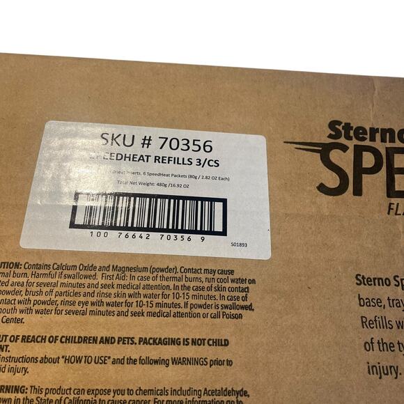 Sterno Speed Heat Flameless Food Warming System - Open Box - Picture 6 of 6